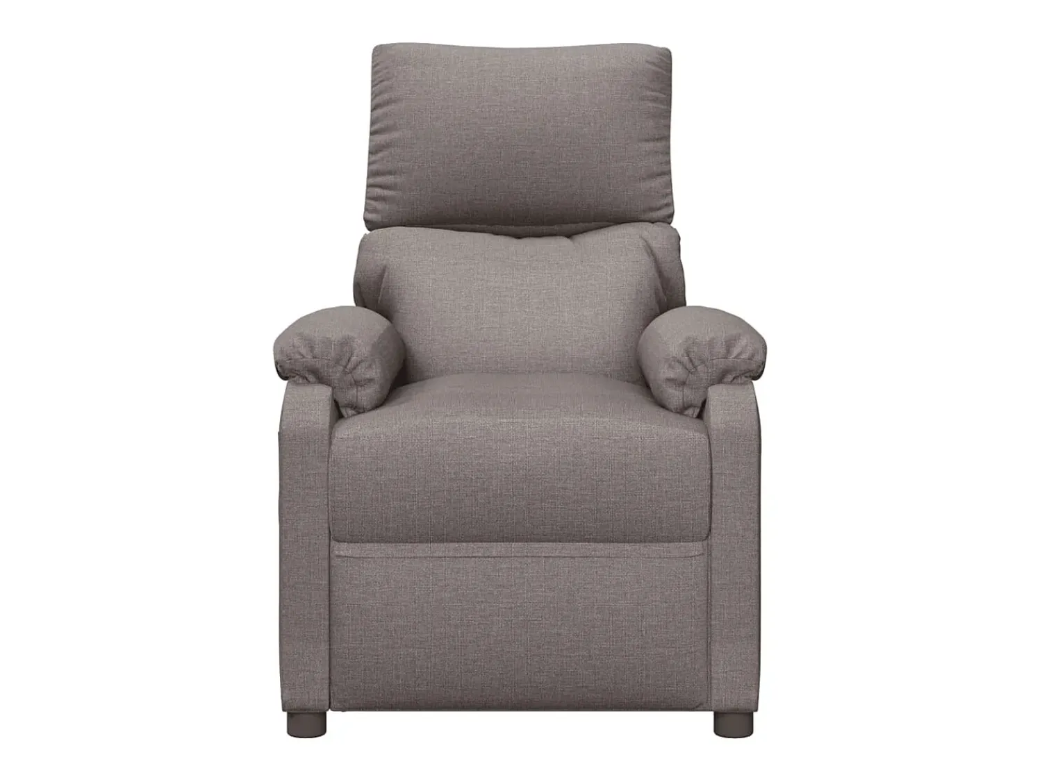 Poltrona elétrica reclinável tecido cinzento-acastanhado SHL694029^ Poltrona