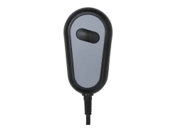 New vidaxl Poltrona elétrica reclinável tecido tinto Vermelho