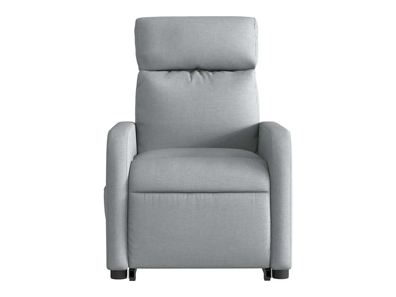 Poltrona elétrica reclinável massagens tecido -claro SHL85100^ Poltrona