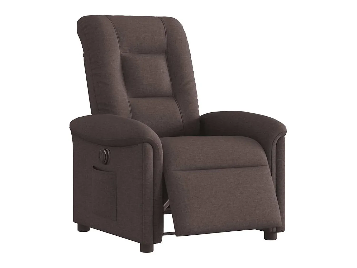 Poltrona elétrica reclinável tecido -escuro SHL855089^ Poltrona