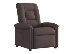 Poltrona elétrica reclinável tecido -escuro SHL855089^ Poltrona