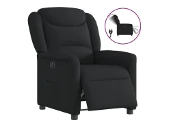 Poltrona elétrica reclinável tecido SHL133330 Preto