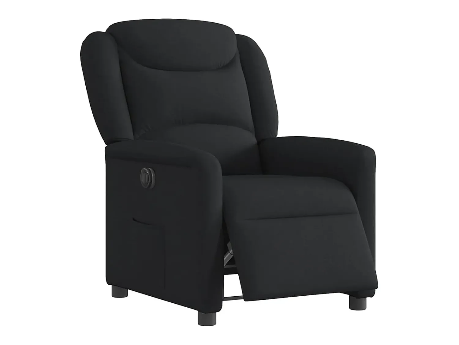 Poltrona elétrica reclinável tecido SHL133330 Preto
