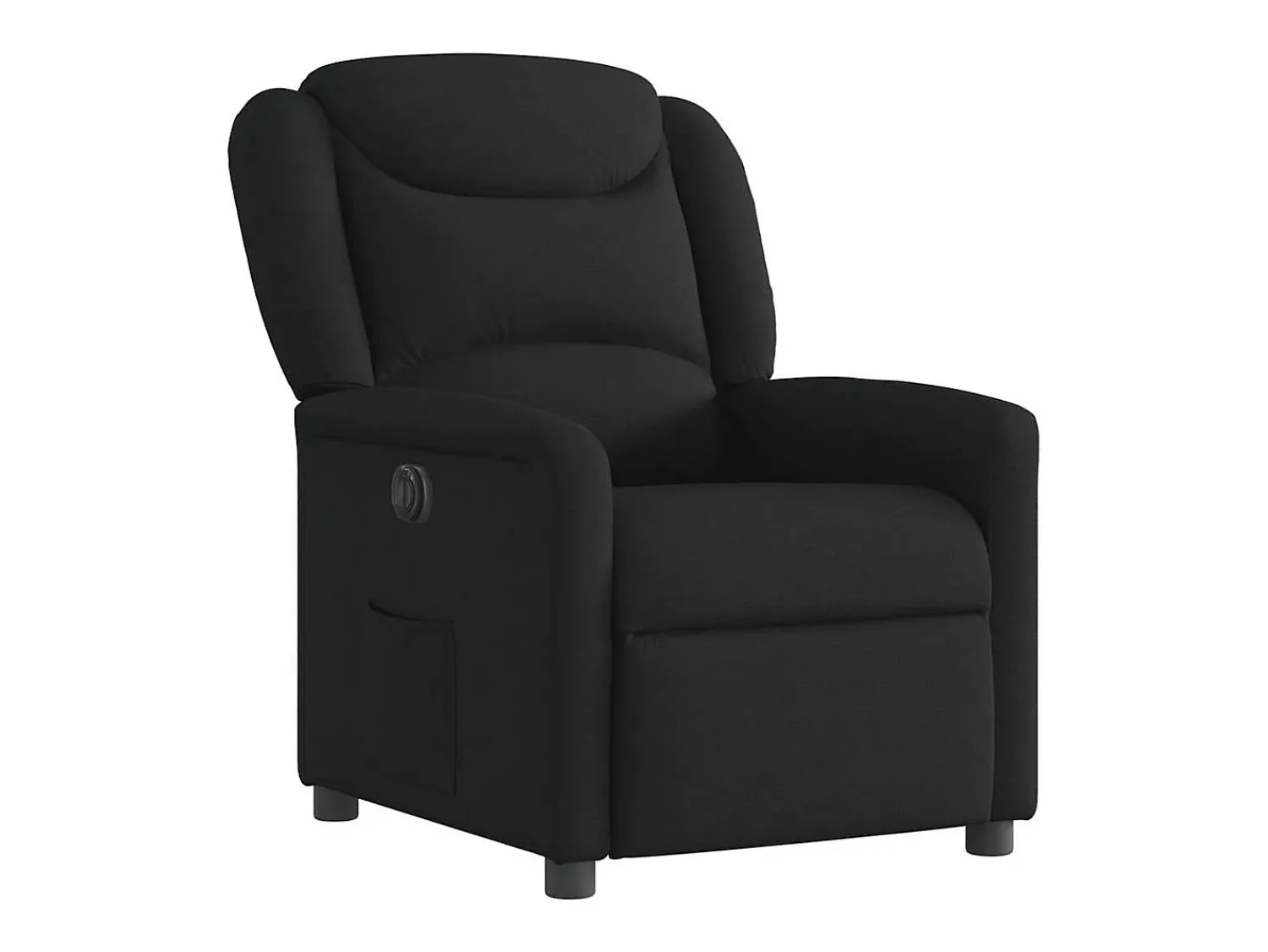 Poltrona elétrica reclinável tecido SHL133330 Preto