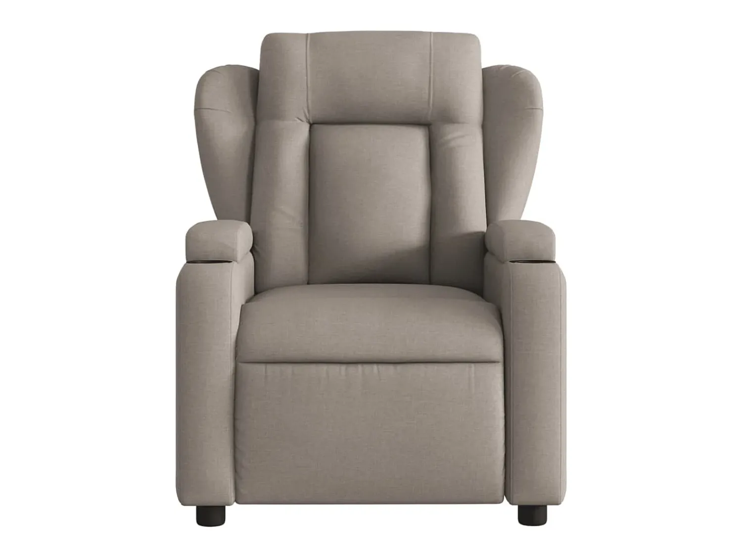 Poltrona*vidaxl Poltrona elétrica reclinável tecido cinzento-acastanhado Taupe