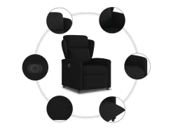 Poltrona elétrica reclinável tecido SHL897387^ Poltrona