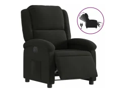 Poltrona*vidaxl Poltrona elétrica reclinável tecido Preto