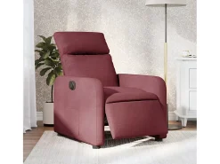 Poltrona| Poltrona elétrica reclinável tecido tinto SHL733621 Vermelho