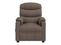 Outlet Poltrona elétrica reclinável tecido cinzento-acastanhado SHL85225 Taupe