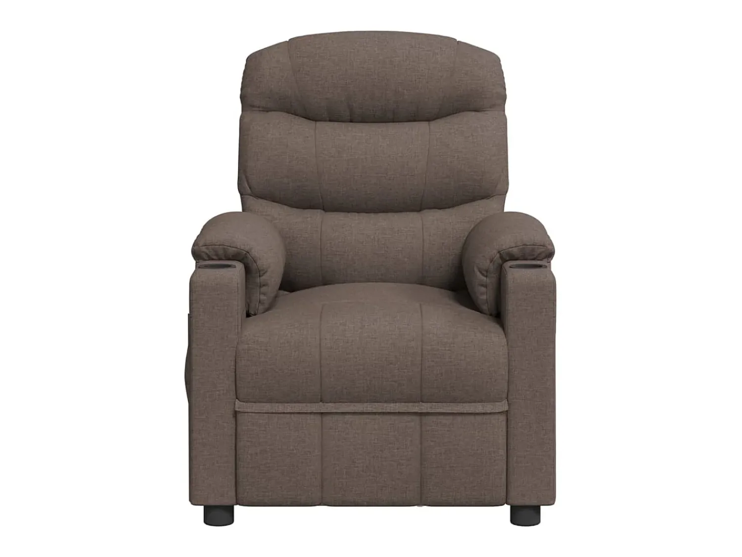 Outlet Poltrona elétrica reclinável tecido cinzento-acastanhado SHL85225 Taupe