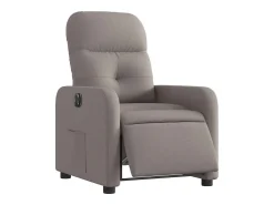 Poltrona elétrica reclinável tecido cinzento-acastanhado SHL849398^ Poltrona