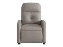 Poltrona elétrica reclinável tecido cinzento-acastanhado SHL849398^ Poltrona