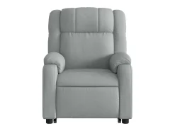 Poltrona| Poltrona elétrica reclinável massagens tecido -claro SHL234984 Cinzento