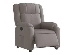 Poltrona* Poltrona elétrica reclinável tecido cinzento-acastanhado SHL134397 Taupe