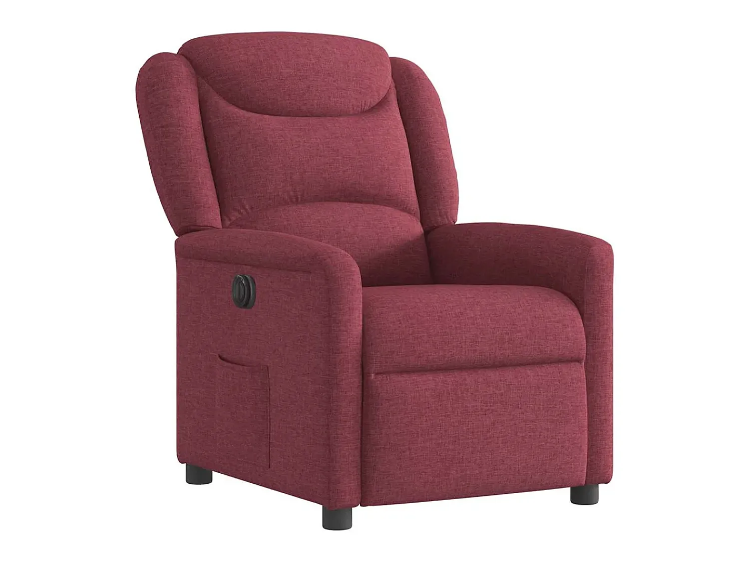 Poltrona| Poltrona elétrica reclinável tecido tinto SHL453385 Vermelho