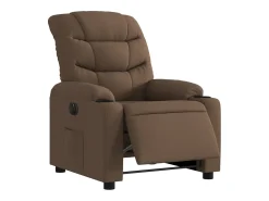 Poltrona* Poltrona elétrica reclinável tecido SHL122717 Castanho