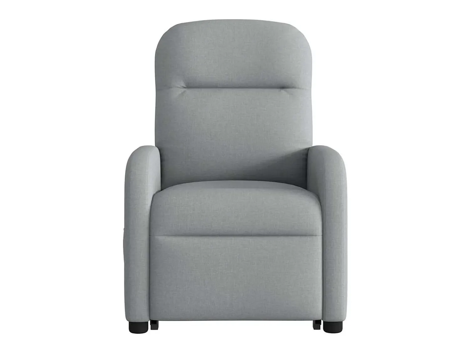 Online Poltrona elétrica reclinável massagens tecido -claro SHL64648 Cinzento