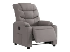 Poltrona* Poltrona elétrica reclinável tecido cinzento-acastanhado SHL775923 Taupe