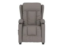 Poltrona| Poltrona elétrica reclinável tecido cinzento-acastanhado SHL541210 Taupe