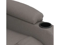 Poltrona| Poltrona elétrica reclinável tecido cinzento-acastanhado SHL541210 Taupe