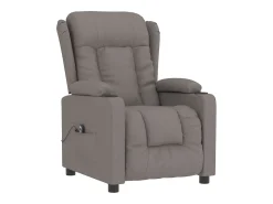 Poltrona| Poltrona elétrica reclinável tecido cinzento-acastanhado SHL541210 Taupe