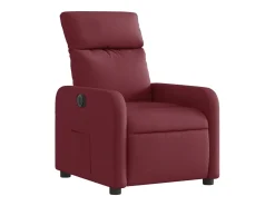 Poltrona elétrica reclinável tecido tinto PT282230^ Poltrona