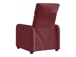 Poltrona elétrica reclinável tecido tinto PT282230^ Poltrona
