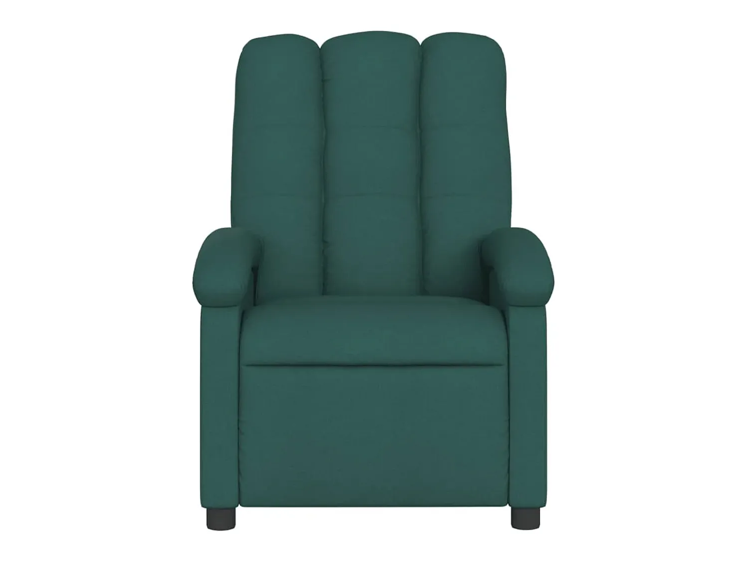 Poltrona*vidaxl Poltrona elétrica reclinável tecido -escuro Verde