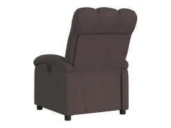 Sale Poltrona elétrica reclinável tecido -escuro SHL222152 Castanho