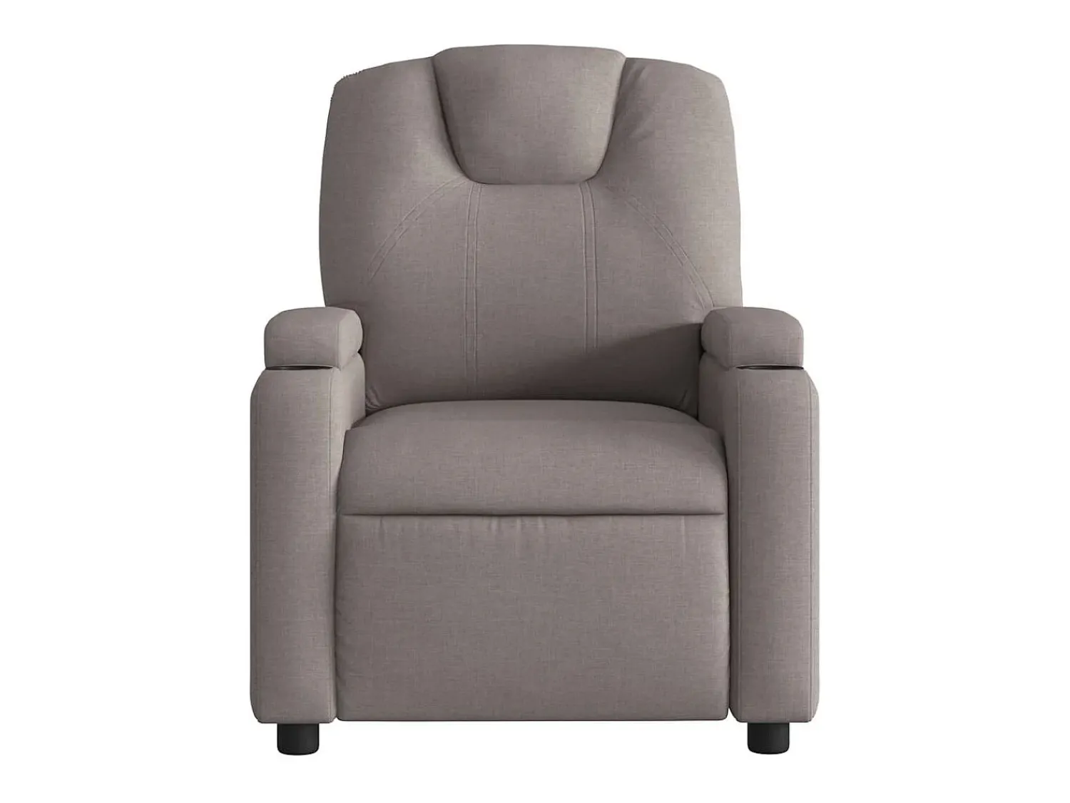 Poltrona elétrica reclinável tecido cinzento-acastanhado SHL845750 Taupe