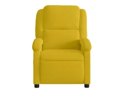 Poltrona*vidaxl Poltrona elétrica reclinável veludo Amarelo