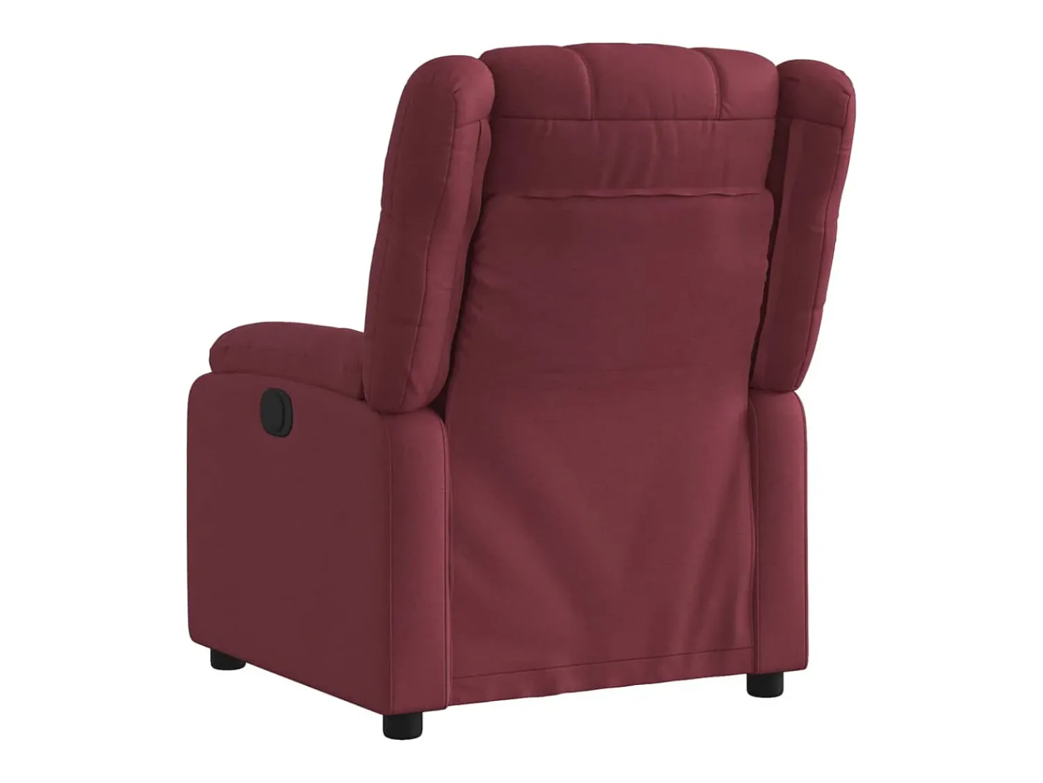 Sale Poltrona elétrica reclinável tecido tinto SHL287973 Vermelho