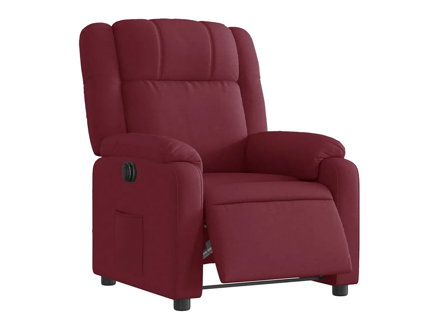 Sale Poltrona elétrica reclinável tecido tinto SHL287973 Vermelho