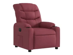 Poltrona elétrica reclinável tecido tinto PT387984^ Poltrona