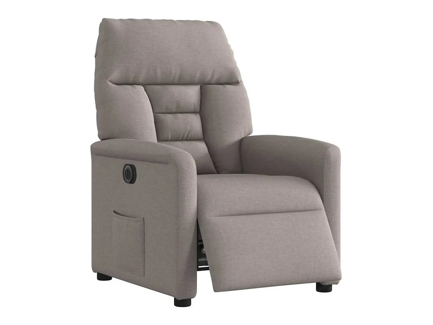 Poltrona* Poltrona elétrica reclinável tecido cinzento-acastanhado SHL311553 Taupe