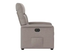 Poltrona* Poltrona elétrica reclinável tecido cinzento-acastanhado SHL311553 Taupe