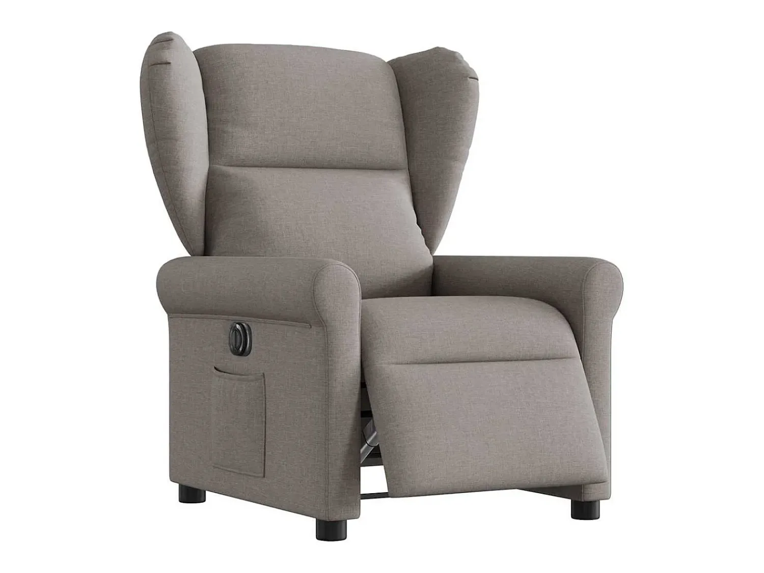 Poltrona| Poltrona elétrica reclinável tecido cinzento-acastanhado SHL598345 Taupe