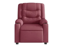 Poltrona| Poltrona elétrica reclinável tecido tinto SHL600196 Vermelho