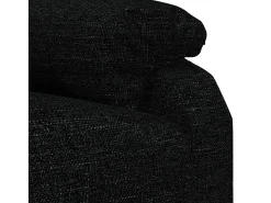 Poltrona|vidaxl Poltrona elétrica reclinável tecido Preto