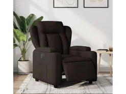 Poltrona* Poltrona elétrica reclinável tecido -escuro SHL176241 Castanho
