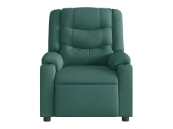 Poltrona elétrica reclinável tecido verde-escuro SHL681962^ Poltrona