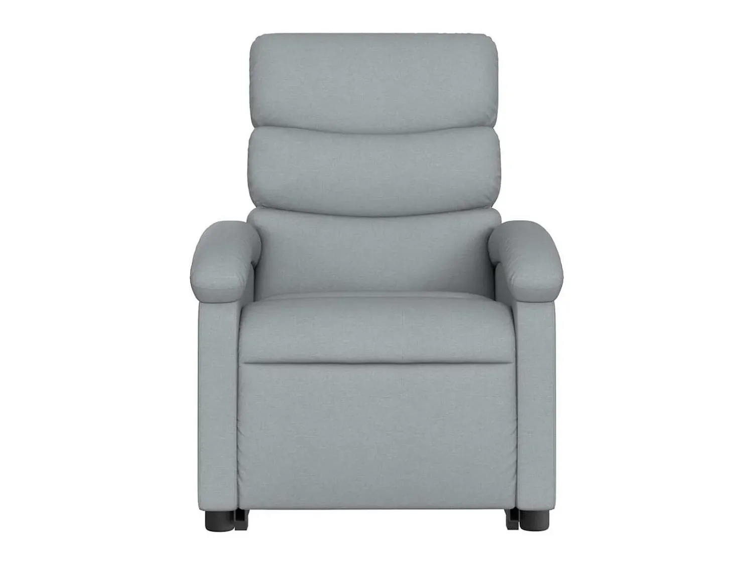Hot Poltrona elétrica reclinável massagens tecido -claro SHL122523 Cinzento