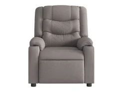 Poltrona| Poltrona elétrica reclinável tecido cinzento-acastanhado SHL83697 Taupe