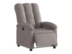 Poltrona* Poltrona elétrica reclinável tecido cinzento-acastanhado SHL535074 Taupe
