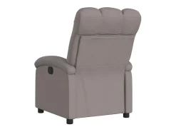 Poltrona* Poltrona elétrica reclinável tecido cinzento-acastanhado SHL535074 Taupe
