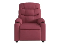 Poltrona| Poltrona elétrica reclinável tecido tinto SHL265763 Vermelho