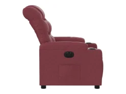 Poltrona| Poltrona elétrica reclinável tecido tinto SHL265763 Vermelho