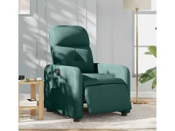 Poltrona| Poltrona elétrica reclinável tecido verde-escuro SHL449375 Verde pinho