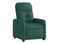 Poltrona| Poltrona elétrica reclinável tecido verde-escuro SHL449375 Verde pinho
