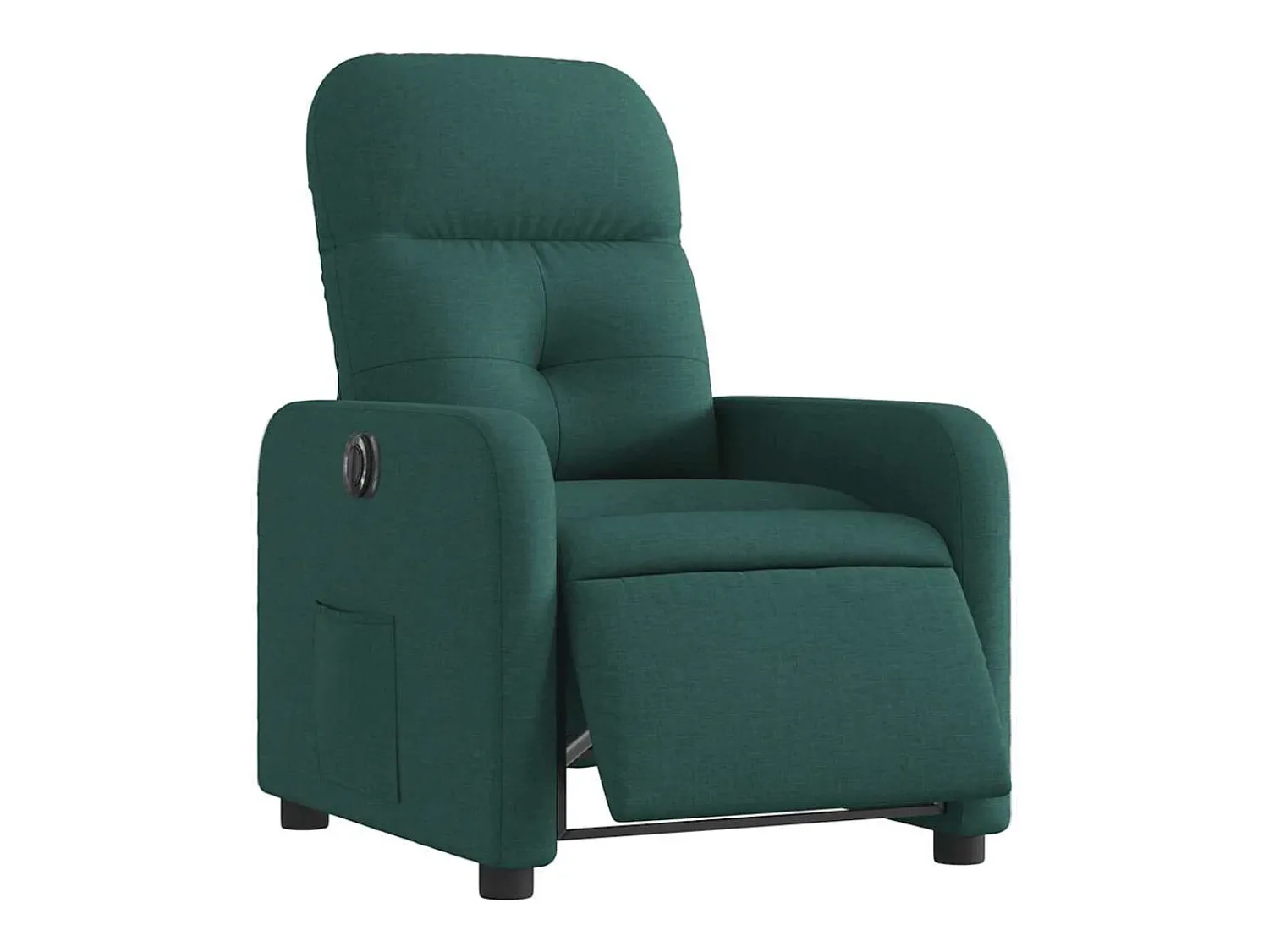 Poltrona| Poltrona elétrica reclinável tecido verde-escuro SHL449375 Verde pinho